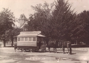 Streetcars were added to get people to the hot springs and mud baths more easily